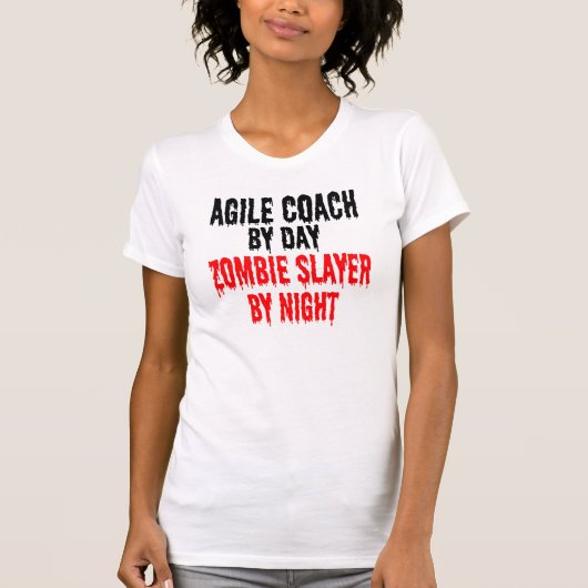 Zombie Slayer Agile Coach T-Shirt (Vorderseite)