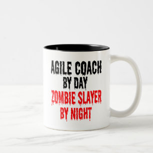 Zombie Slayer Agile Coach Zweifarbige Tasse