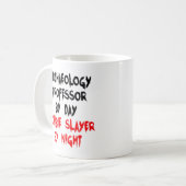 Zombie Slayer Archäologie Professor Kaffeetasse (Vorderseite Links)