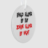 Zombie Slayer Bingo Player Ornament (Vorderseite)