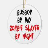 Zombie Slayer Busboy Keramikornament (Links)
