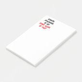 Zombie Slayer Computer Programmer Post-it Klebezettel (angewinkelt)