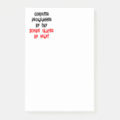 Zombie Slayer Computer Programmer Post-it Klebezettel (Vorderseite)