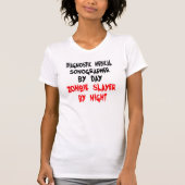 Zombie Slayer Diagnostic Medical Sonographin T-Shirt (Vorderseite)