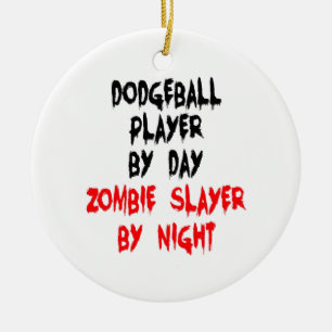 Zombie Slayer Dodgeball Player Keramik Ornament