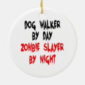 Zombie Slayer Dog Walker Keramikornament (Hinten)