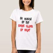Zombie Slayer ER Nurse T-Shirt (Vorderseite)