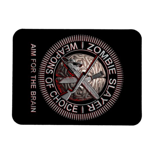 Zombie Slayer Flexible Magnete (Horizontal)