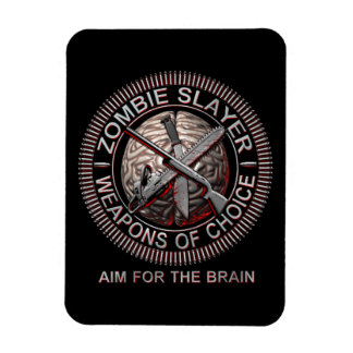 Zombie Slayer Flexible Magnete