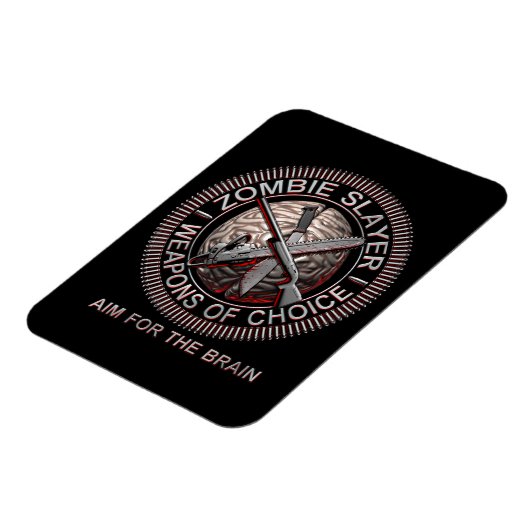 Zombie Slayer Flexible Magnete (Linke Seite)