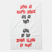 Zombie Slayer Geek Handtuch (Vertikal)