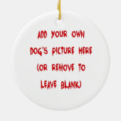 Zombie Slayer Havanese Dog Keramik Ornament (Hinten)