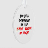 Zombie Slayer Jiu-Jitsu-Enthusiast Ornament (Vorderseite)