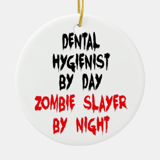 Zombie Slayer Keramik Ornament (Vorne)