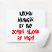 Zombie Slayer Kitchen Manager Mousepad (Mit Mouse)