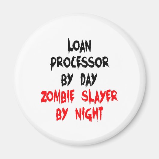 Zombie Slayer-Kreditprozessor Magnet (Vorne)