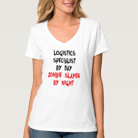 Zombie Slayer Logistics Specialist T-Shirt (Vorderseite)