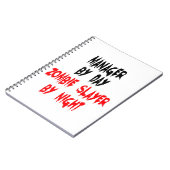 Zombie Slayer Manager Notizblock (Linke Seite)