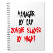 Zombie Slayer Manager Notizblock (Vorderseite)
