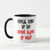 Zombie Slayer Medical Coder Tasse (Links)