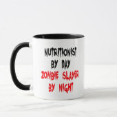 Zombie Slayer Nutritionist Tasse (Links)