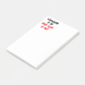 Zombie Slayer Oceanographin Post-it Klebezettel (angewinkelt)