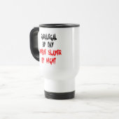 Zombie Slayer Paralegal Reisebecher (Vorderseite Links)