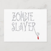 Zombie Slayer Postkarte (Vorderseite)