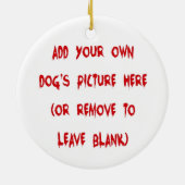 Zombie Slayer Rottweiler Dog Keramik Ornament (Hinten)