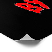Zombie Slayer Teenager Poster (Ecke)