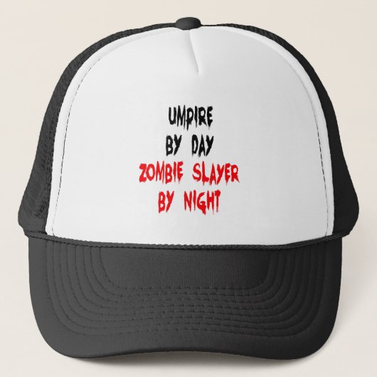 Zombie Slayer Umpire Truckerkappe (Vorderseite)