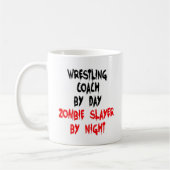 Zombie Slayer Wrestling Coach Tasse (Links)
