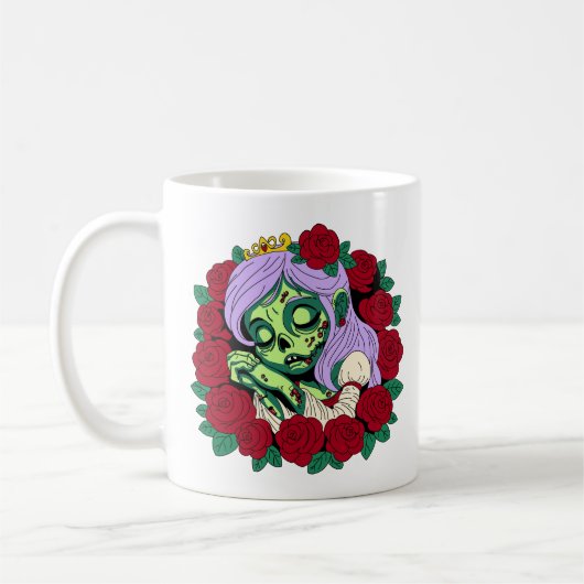 Zombie Sleeping Beauty Kaffeetasse (Links)