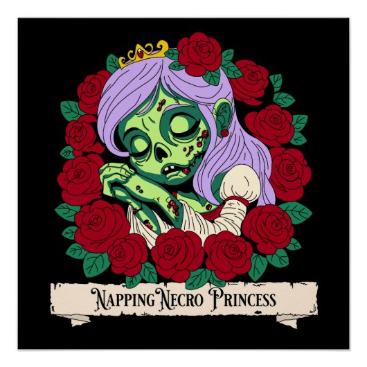 Zombie Sleeping Beauty Poster (Vorderseite)