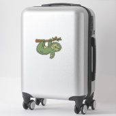 Zombie Sloth Classic T-Shirt Aufkleber (Koffer)