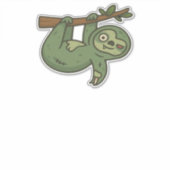 Zombie Sloth Classic T-Shirt Aufkleber (Vorderseite)