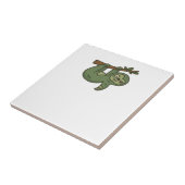 Zombie Sloth Classic T-Shirt Fliese (Seite)