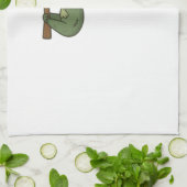 Zombie Sloth Classic T-Shirt Geschirrtuch (Gefaltet)