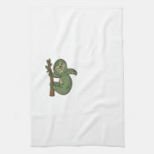 Zombie Sloth Classic T-Shirt Geschirrtuch (Vertikal)