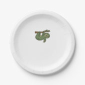 Zombie Sloth Classic T - Shirt Pappteller (Vorderseite)