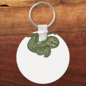 Zombie Sloth Classic T - Shirt Schlüsselanhänger (Vorderseite)