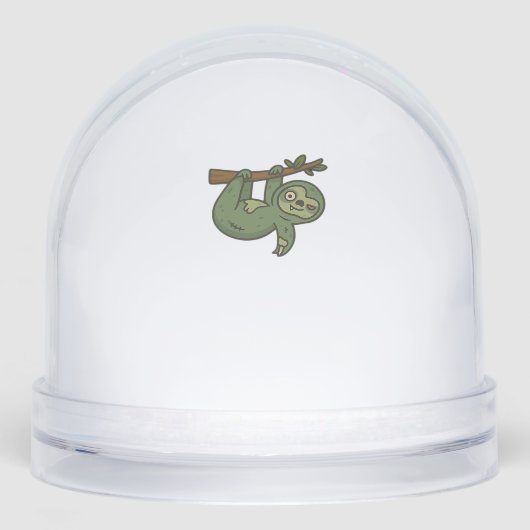 Zombie Sloth Classic T-Shirt Schneekugeln (Vorderseite)