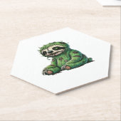 Zombie Sloth Halloween Zombie Sloth Zombie Lover C Untersetzer (angewinkelt)