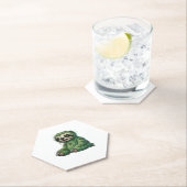 Zombie Sloth Halloween Zombie Sloth Zombie Lover C Untersetzer (Vor Ort)