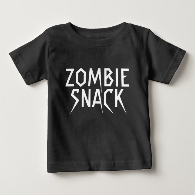 Zombie Snack Baby T-shirt (Vorderseite)