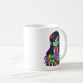 Zombie Snow White Kaffeetasse (VorderseiteRechts)