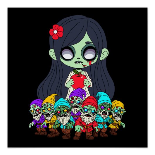 Zombie Snow White Poster (Vorderseite)