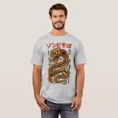 Zombie Soba Noodles - Creepy japanischer Horror Se T-Shirt (Vorne ganz)