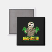 Zombie Soccer Player Scary Soccer Halloween  Magnet (Vorderseite/Rückseite)