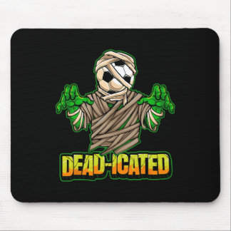 Zombie Soccer Player Scary Soccer Halloween  Mousepad